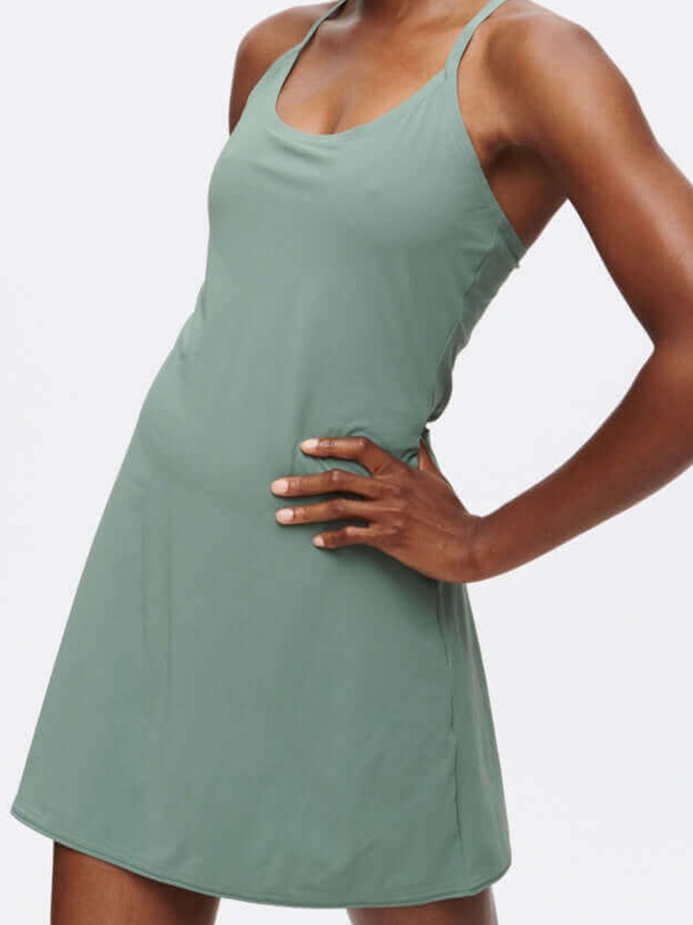 Outdoor Voices • Sage Green Exercise Dress
